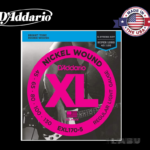 D'Addario EXL170-5 5-String Nickel Wound Bass Guitar Strings, Light, 45-130, Long Scale