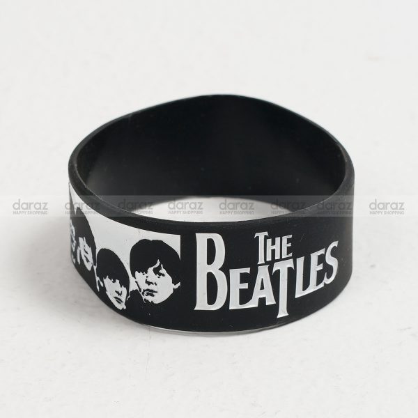 The Beatles English rock band official Logo printed high quality silicon Wristband