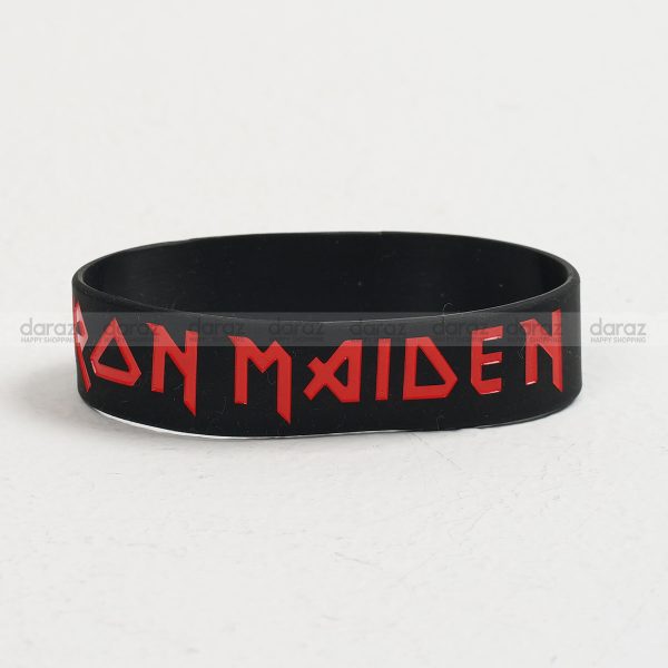 Iron Maiden official Logo printed high quality silicon Wristband