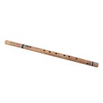 Combo of Scal G-12.5 Bamboo Flute and Flute Bag - Wooden - Image 2