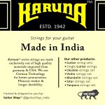 KARUNA BRAND ACOUSTIC GUITAR STRINGS CUSTOM CHOICE PACK, SILVER PLATED COPPER WIRES,11 GAUZE