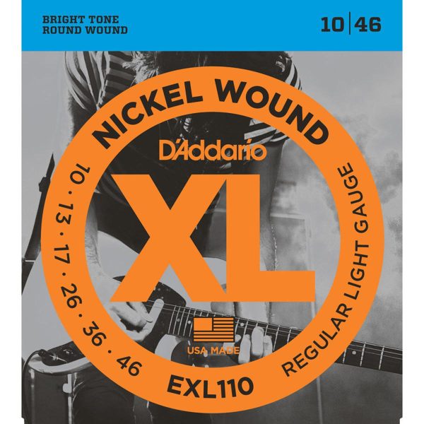 D'Addario EXL110 XL Nickel Wound Electric Guitar strings(chinese)