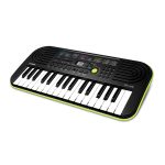 Casio SA-46 Portable Musical Keyboard Piano - Black & Green with Adapter - Image 3