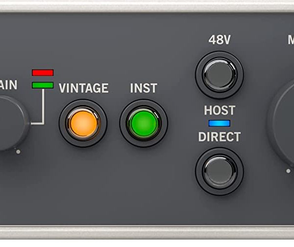 Universal Audio Volt 1 USB Audio Interface for recording, podcasting, and streaming with essential audio software