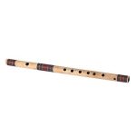 Combo of Bamboo Flute and Flute Bag - Natural Bamboo - Image 2