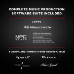 M-Audio Keystation 61 MK3 - Semi Weighted 61 Key USB MIDI Keyboard Controller with Assignable Controls, Pitch and Mod Wheels - Image 6