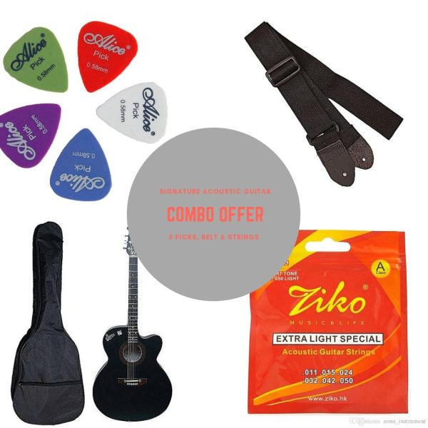 Signature Acoustic Semi-Electric Guitar