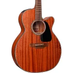 Takamine G-Series GN11MCE NS Acoustic-Electric Guitar – Natural Satin NEX Body Cutaway Mahogany Guitar - Image 3
