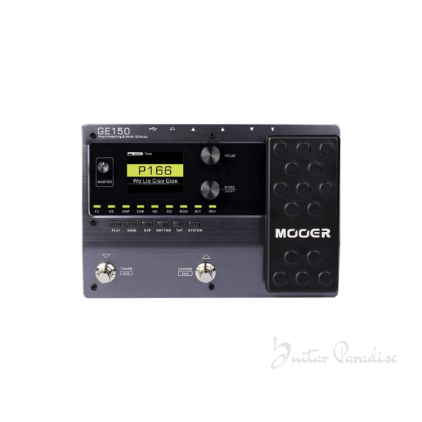MOOER GE150 Electric Guitar Amp Modelling Multi Effects Pedal