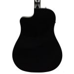 Fender CD-60SCE Dreadnought Acoustic-Electric Guitar  Black - Image 4