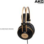AKG_Pro Audio K92 Over-Ear, Closed-Back, Studio Headphones, Matte Black and Gold