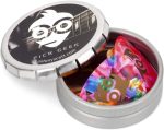Pick Geek Guitar Picks - 16 Cool Custom Guitar Picks For Your Electric, Acoustic, or Bass Guitar - X-Heavy, Heavy, Medium & Light - Presented in a Luxury Metal Pocket Box