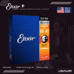 Elixir Strings 12002 Nanoweb Electric Guitar Strings - .009-.042 Super Light