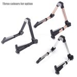 AROMA AGS-08 Folding Adjustable Universal String Instrument Guitar Stand for Acoustic Guitar, Classical, Electric, Violin, Ukulele- Aluminum Alloy A-Frame - Image 4