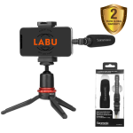 Saramonic SmartMic5S Mini shotgun microphone with 3.5mm TRRS connector For smartphones,tablets,laptops with a 3.5mm headphone jack(CTIA standard)