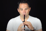 Feadog Pro Nickel D Whistle, Black