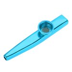 Kazoo flute Metal Professional Kazoo Flute Mouth Music Instrument Accessory Kazoo(Blue)