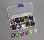 Alice Small Size Durable Clear Water-drop Jazz Acoustic Electric Guitar Picks Plectra 1.0 2.0 3.0m Picks (6pcs) - Image 2