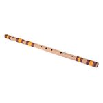 Combo of Bamboo Flute and Flute Bag - Natural Bamboo - Image 2
