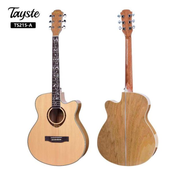 Tayste 40inch full sapele body acoustic guitars with special vines fretboard design