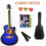 Combo Series Custom Made New Acoustic Guitar - Blue