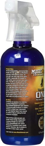 MusicNomad The Guitar One All in 1 Cleaner, Polish & Wax - 12-oz. Bottle MN150 - Image 3