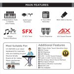 Casio CT-X870IN Portable Musical Keyboard Piano - Black - Image 4