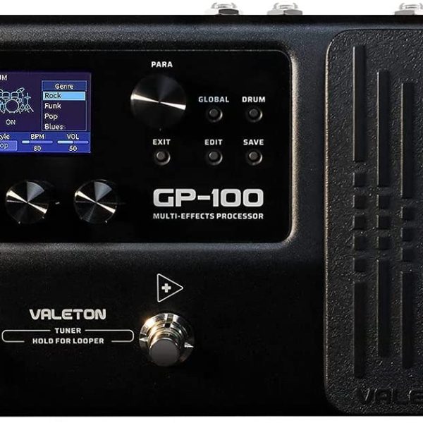 Valeton GP-100 Guitar Bass Amp Modeling IR Cabinets Simulation Multi Language Multi-Effects