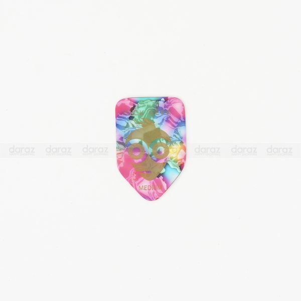 Pick Geek Pentagon Custom Assorted Jazz Guitar Pick Medium (0.71mm)  for Electric, Acoustic, or Bass Guitar