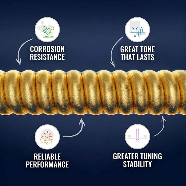 Elixir Strings Nickel Plated Steel 5-String Bass Strings w NANOWEB Coating, Long Scale, Light (.045-.130)