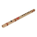 Combo of Bamboo F Sharp Medium Flute for Beginner Series and Flute Bag - Natural - Image 3