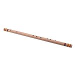 Combo of Scal D-9.5 Bamboo Flute and Flute Bag - Wooden - Image 2