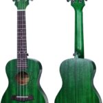 Kaysen Ukulele With bag,picks,strings & belt green tennor size- U1 26