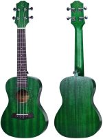 Kaysen Ukulele With bag,picks,strings & belt green tennor size- U1 26
