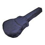 Acoustic Guitar Gig Bag Case Backpack with Zippered Pocket Design - Black - Image 4