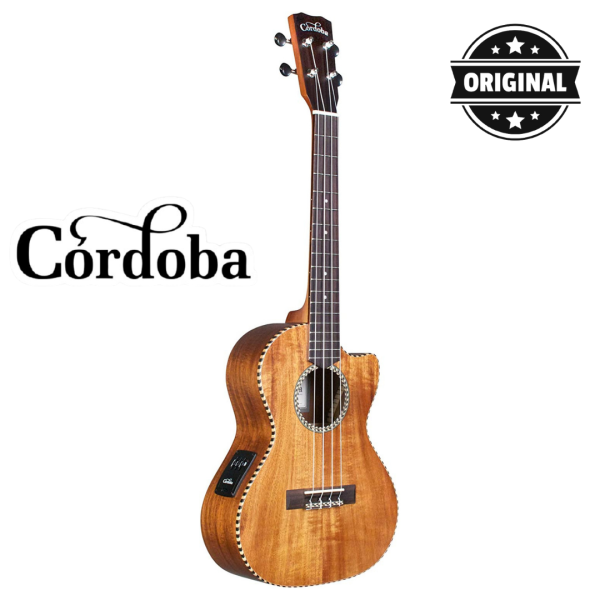 Cordoba Guitars 25T-CE Exotic Acacia Tenor Cutaway Ukulele