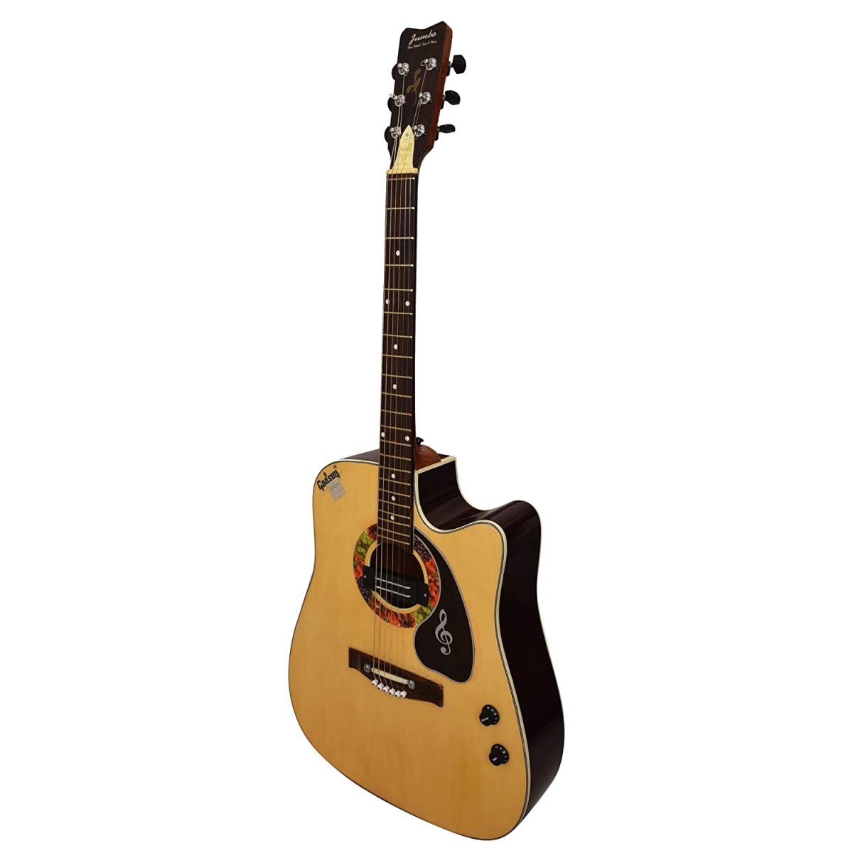 Godson Jumbo Rose Wood Cut A Way 6-Strings Right-Handed Acoustic Guitar - Image 3