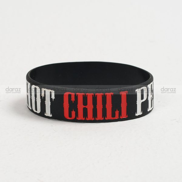 Red Hot Chili Peppers official Logo printed high quality silicon Wristband
