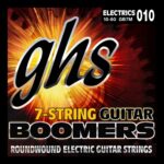 GHS Strings GB7M 7-String Guitar Boomers, Nickel-Plated Electric Guitar Strings, Medium (.010-.060)
