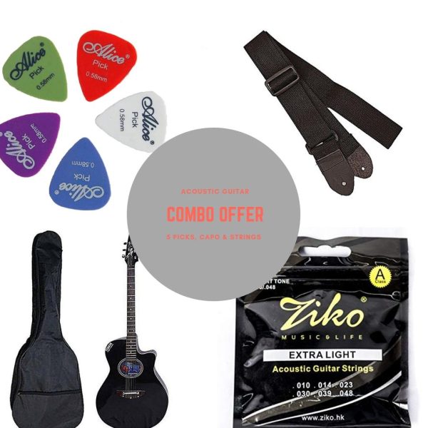 YEMAHA C.M-2 Acoustic Guitar - Black