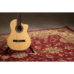 Cordoba C1M-CE Acoustic-Electric Cutaway Nylon String Classical Guitar, Natural,
