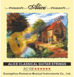 Alice ac106 ক্লাসিকাল গিটার স্ট্রিং সেট, ক্লিয়ার নাইলন প্লেইন স্ট্রিং, সিলভার প্লেটেড কপার অ্যালো উইন্ডিং - guitar accessories - Image 3