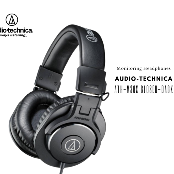 Audio-Technica ATH-M30x Closed-back Monitoring Headphones
