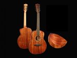 SQOE 36-G-BQJ 3/4-Size Acoustic Guitar Wooden - Image 2