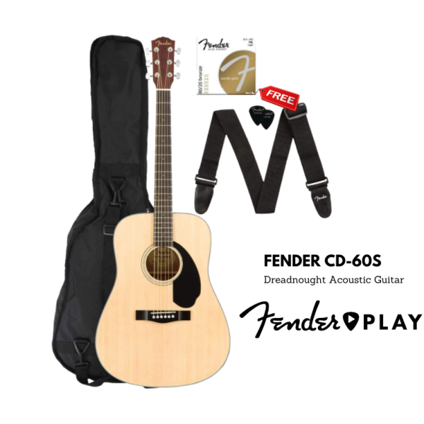 Fender CD-60S Dreadnought Acoustic Guitar