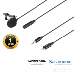 Saramonic LavMicro U1A Clip-on Lavalier Microphone with Lightning Connector - 6.6 foot Cable - Image 4