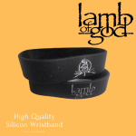 Lamb Of God official Logo printed high quality silicon Wristband - Image 2