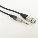 Female XLR to 1/4 (6.35mm) TS Mono Jack Microphone Cable Mic Cord for Dynamic Microphone / Sound Card / Speakers, Amps , Acoustic Music - Image 4