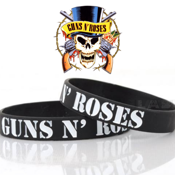 GunsN' Roses Hard Rock Silicon Wristband 1 Pcs