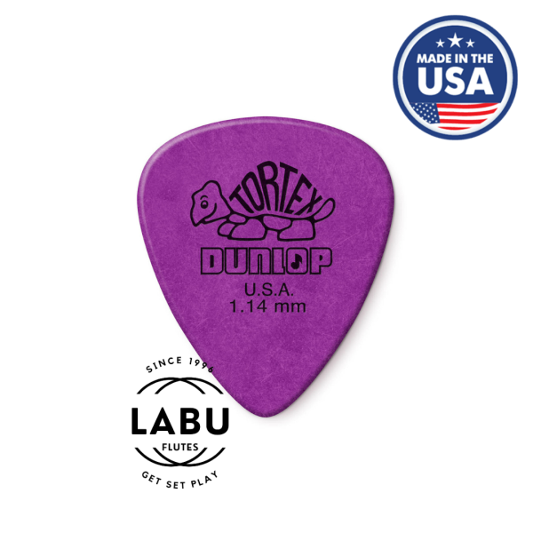 Dunlop Tortex Standard Guitar Picks - 1.14mm Purple- 1pcs